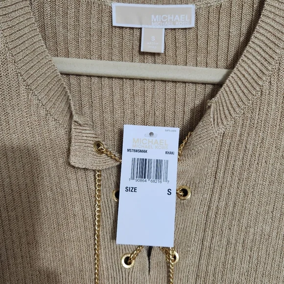 SOLD Michael Kors ribbed lace up dress - Picture 6 of 7